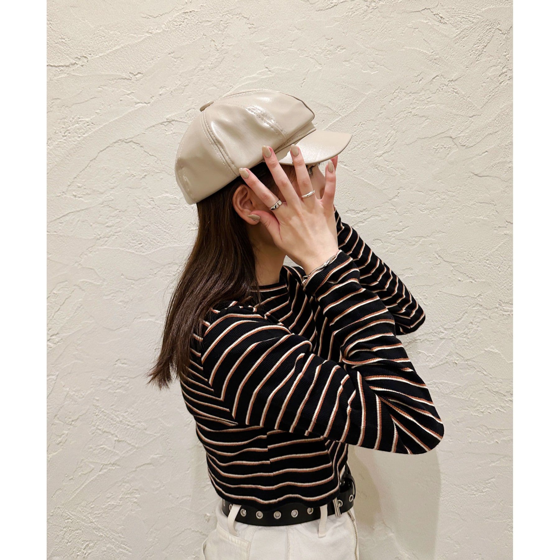 Grandedge「韓国風キャスケット」|キャップ・キャスケット|