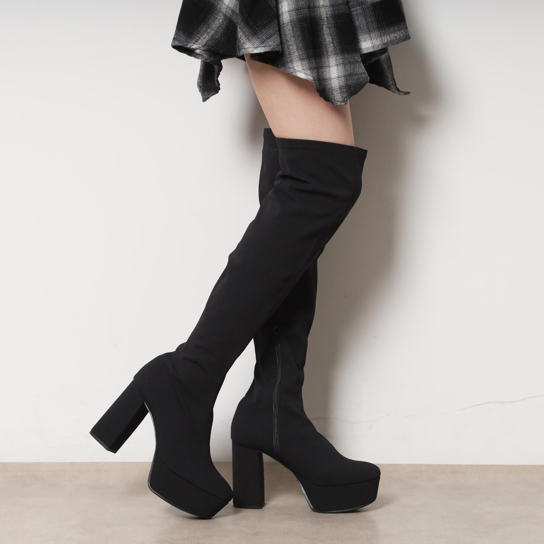 ESPERANZA「厚底ラク盛りニーハイブーツ」|ショートブーツ|