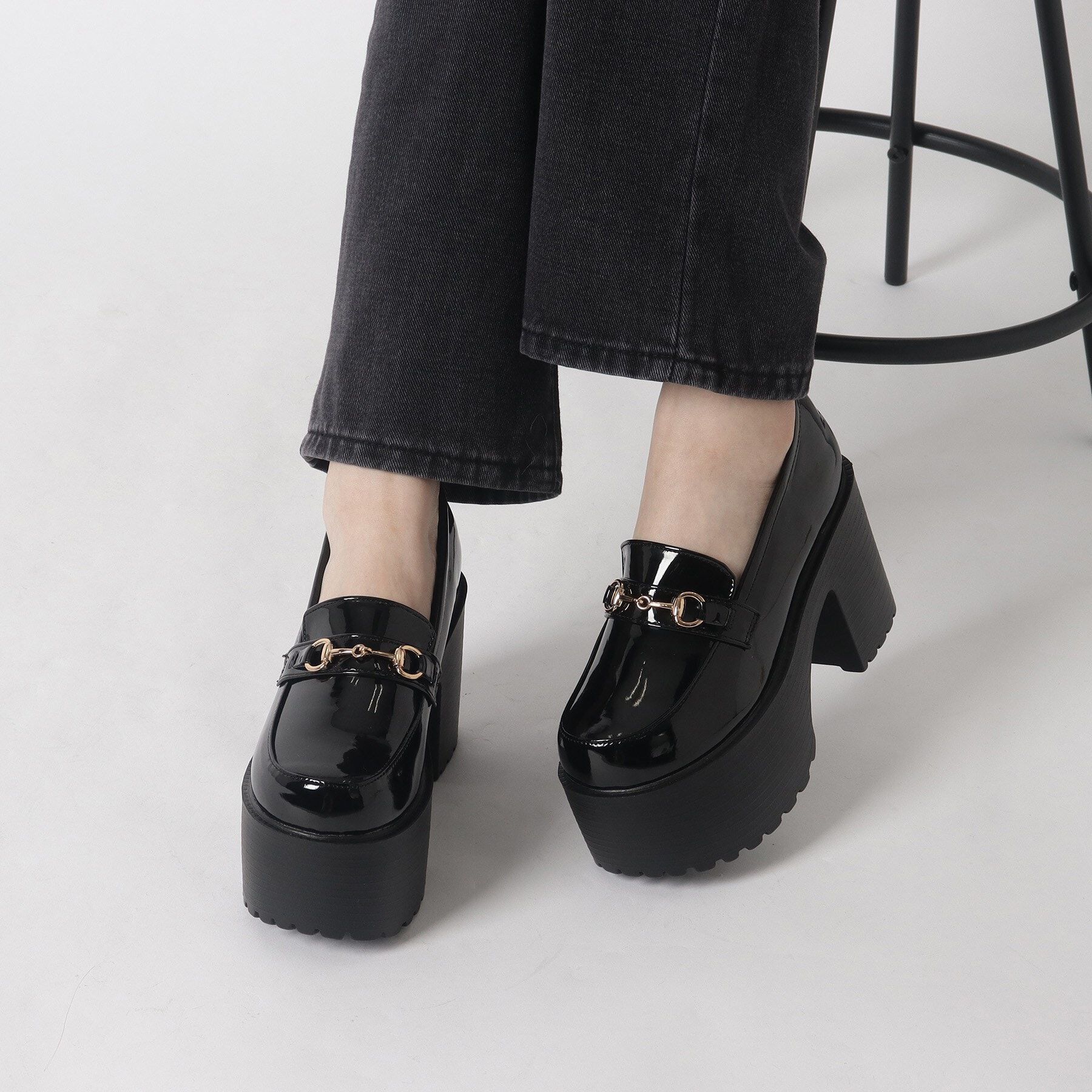 csT&P「厚底ビット付きローファーパンプス」|パンプス|