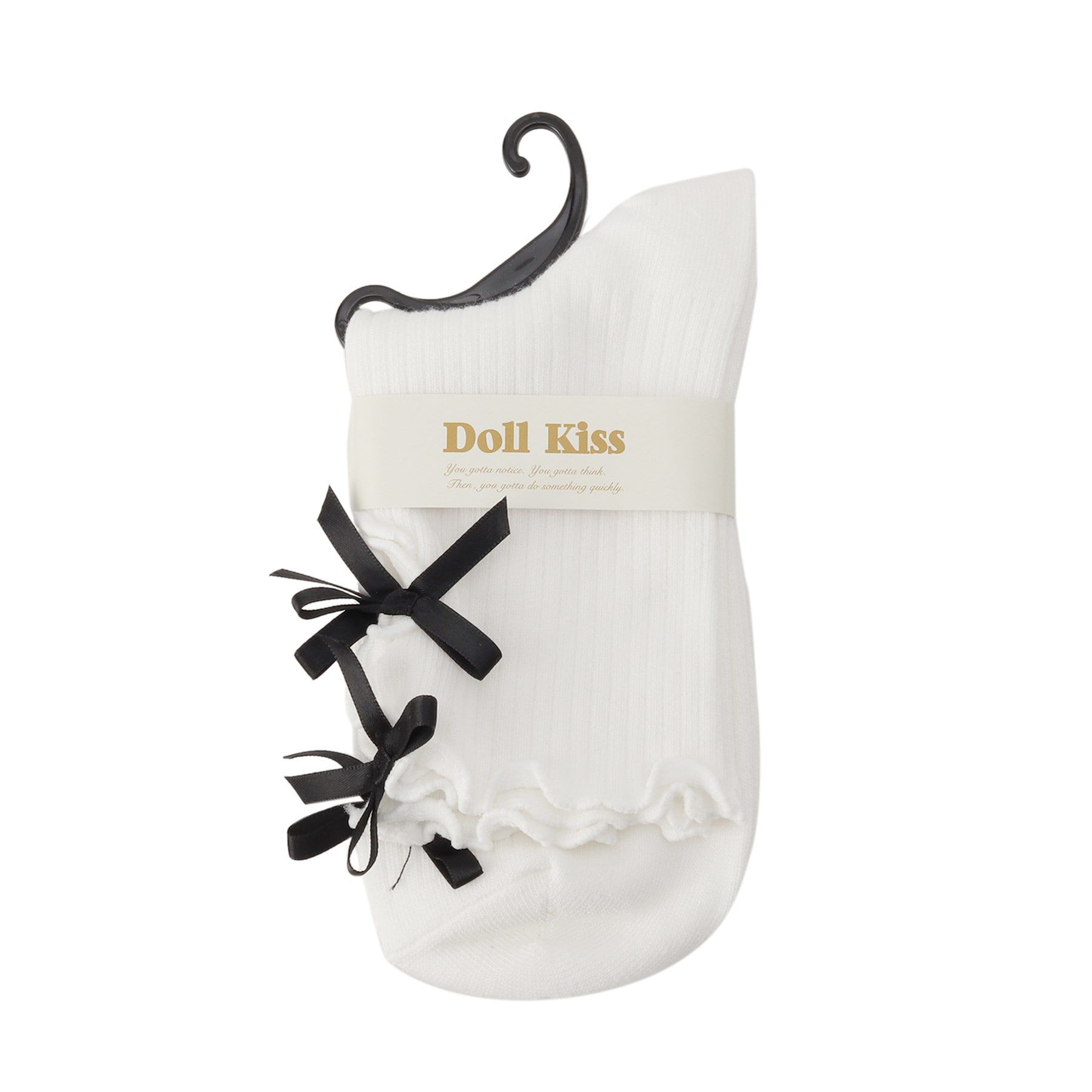 Doll Kiss「くり抜きリボン付きソックス　靴下」|ソックス|