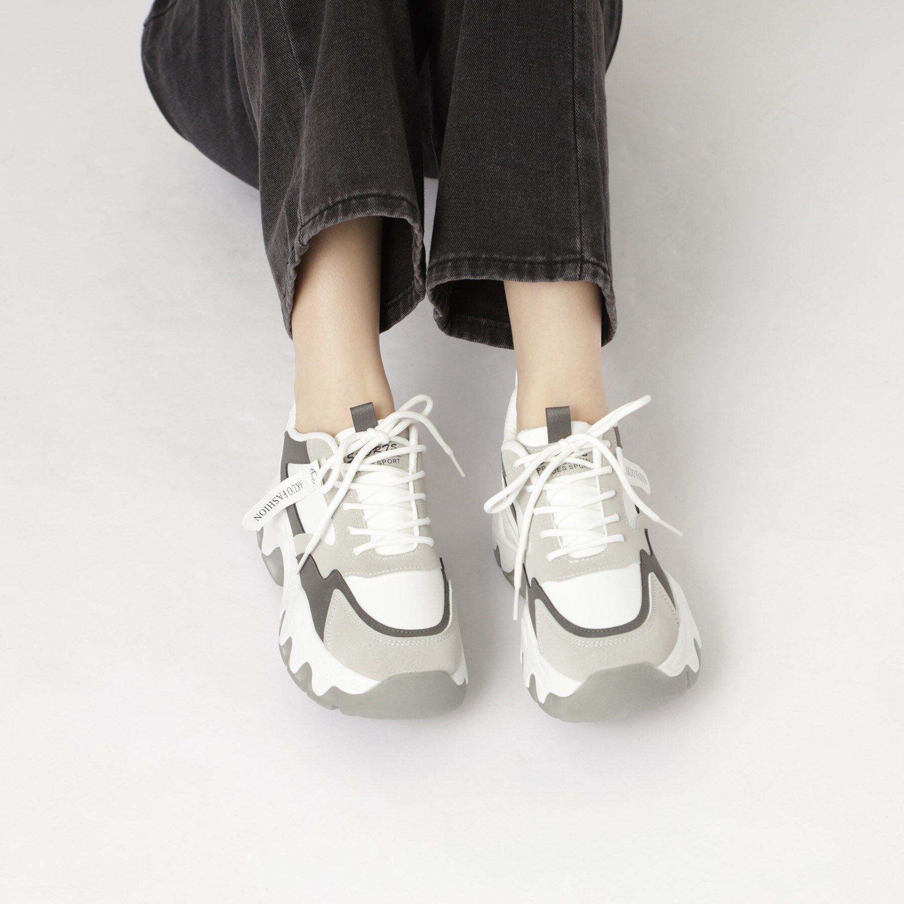 csT&P「厚底凸凹ソールスニーカー」|スニーカー|