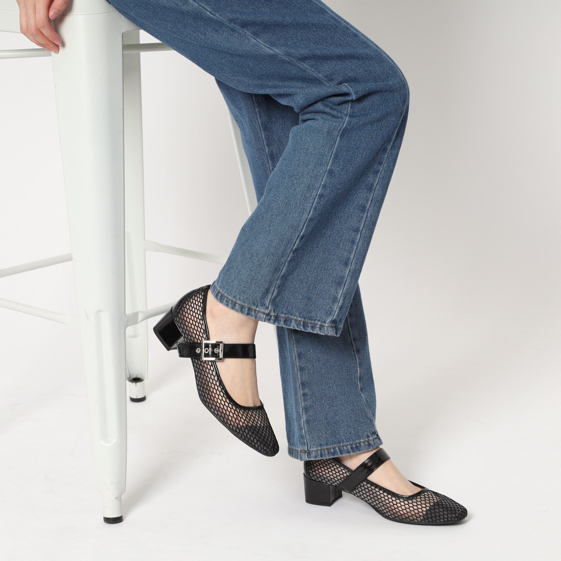 ESPERANZA「メッシュフラットパンプス」|パンプス|