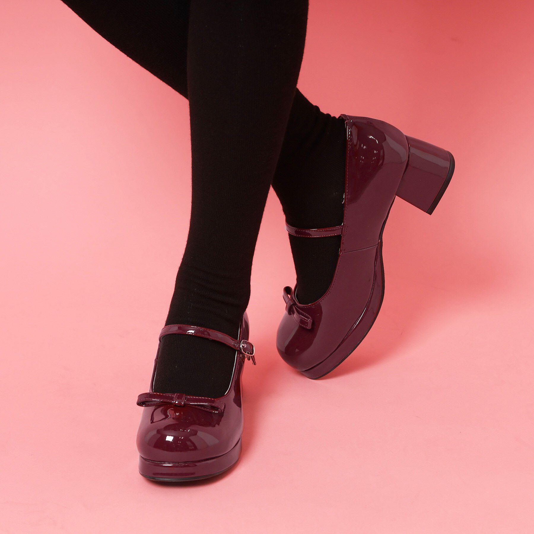 csT&P「リボン付きストラップパンプス」|パンプス|