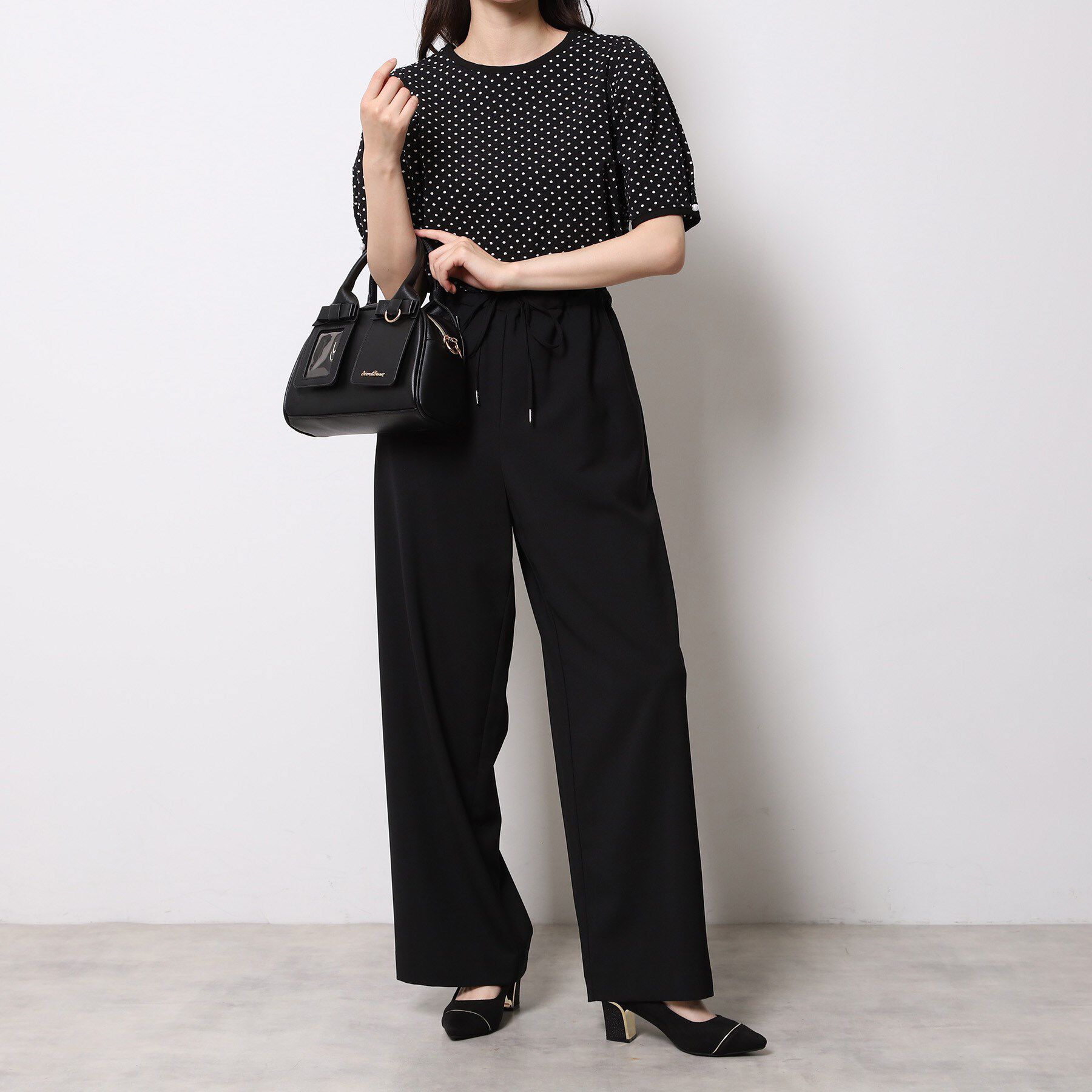 Ober Tashe「リボンミニボストンバッグ」|ショルダー・メッセンジャー|