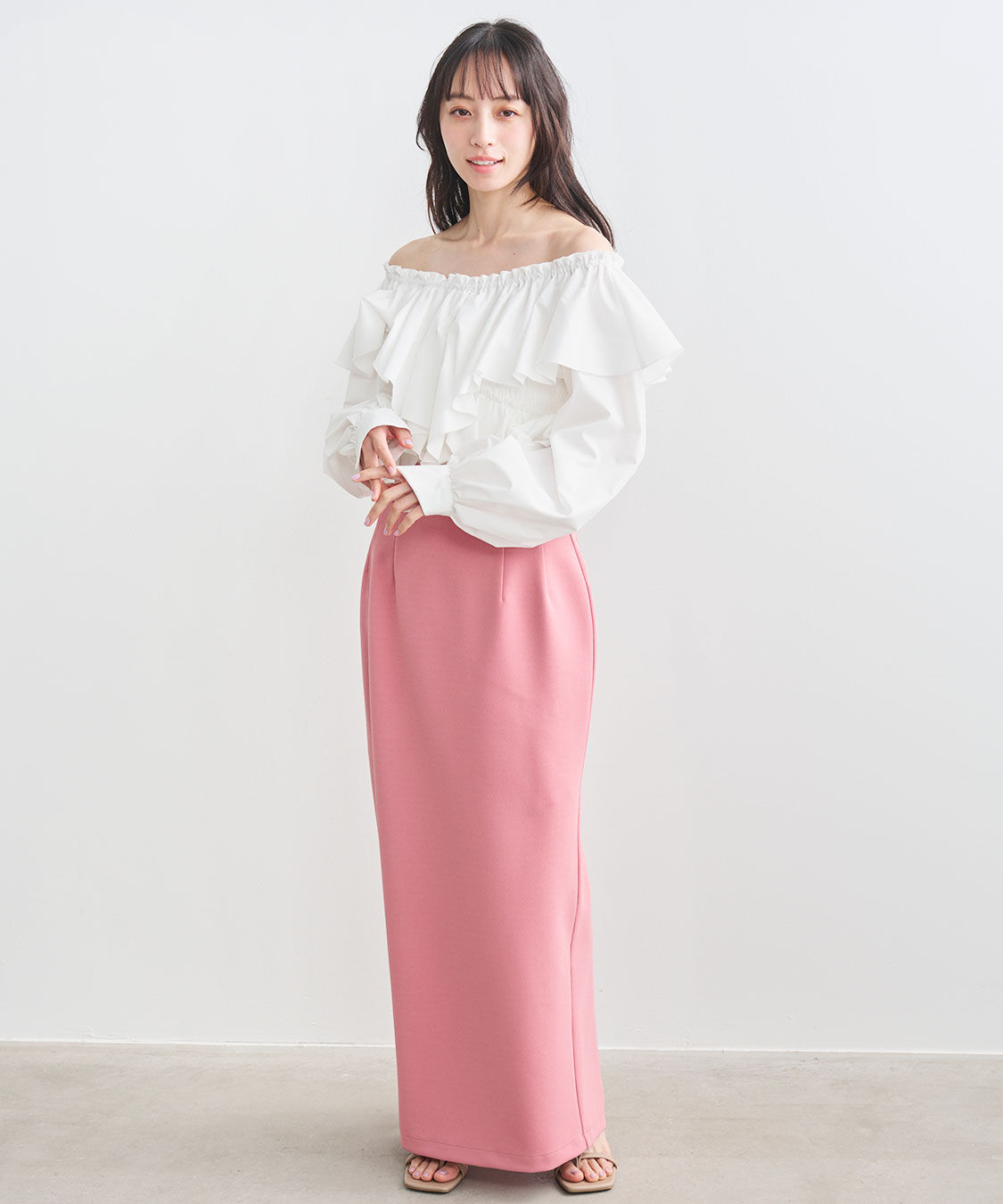 COCO DEAL「フリルオフショルブラウス」|シャツ・ブラウス|