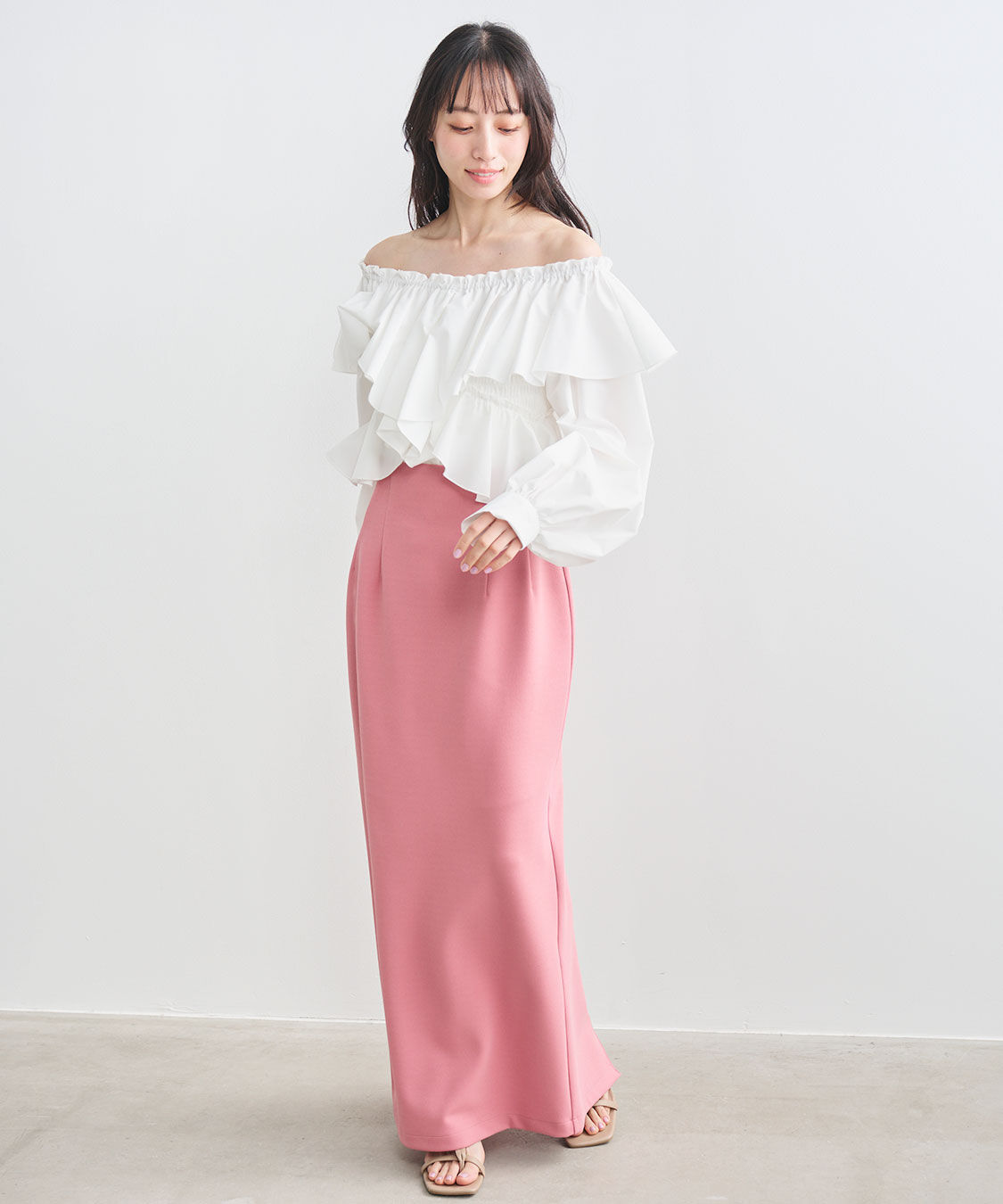 COCO DEAL「フリルオフショルブラウス」|シャツ・ブラウス|