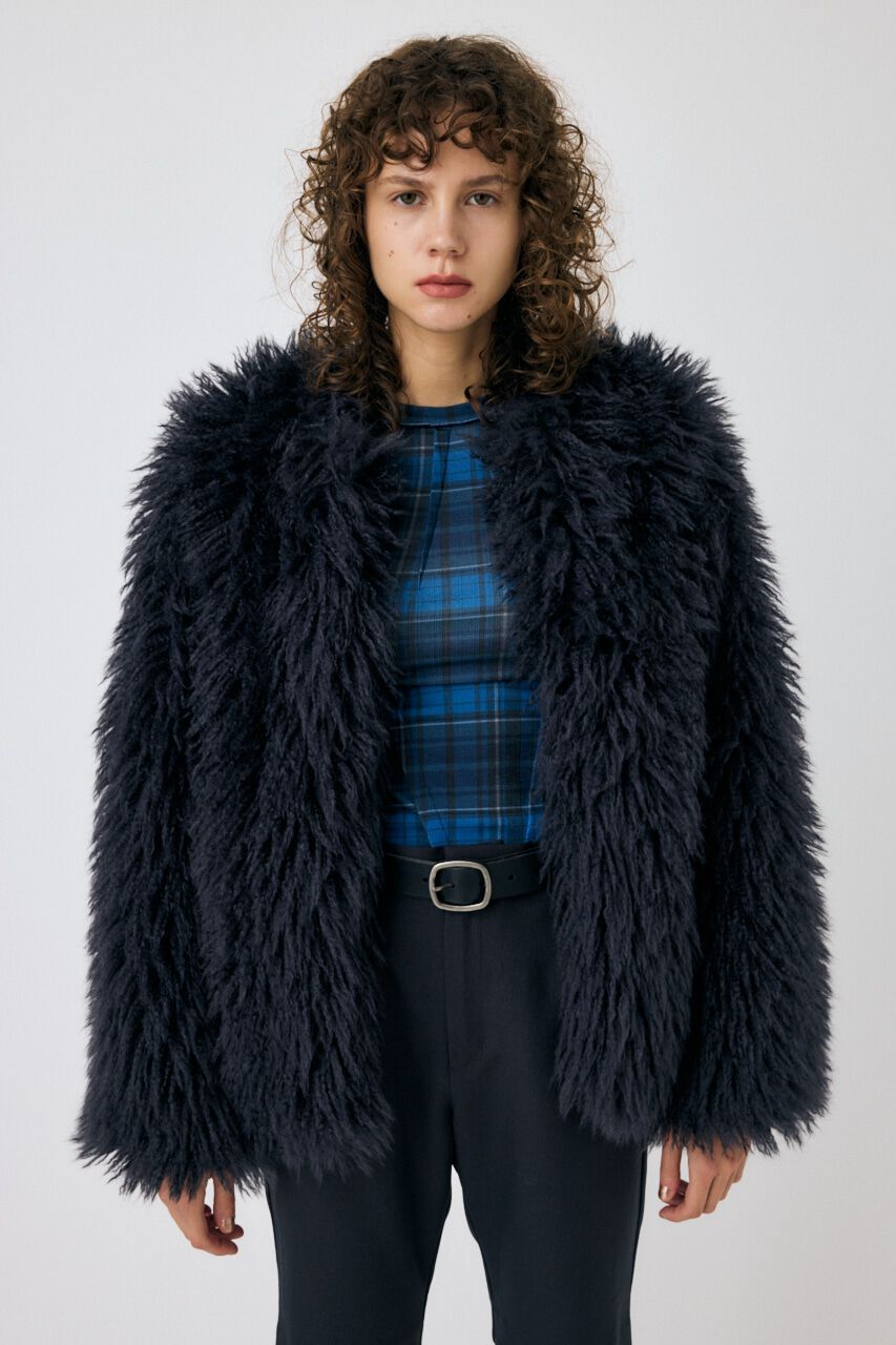 MOUSSY「MESSY FAUX ファーコート」|その他|