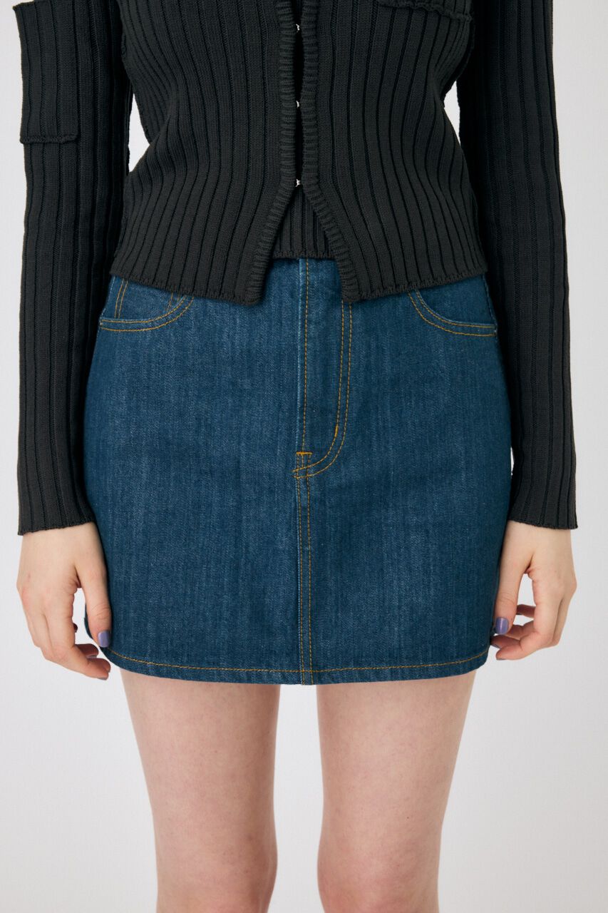 MOUSSY「TINTED DENIM ミニスカート」|スカート|