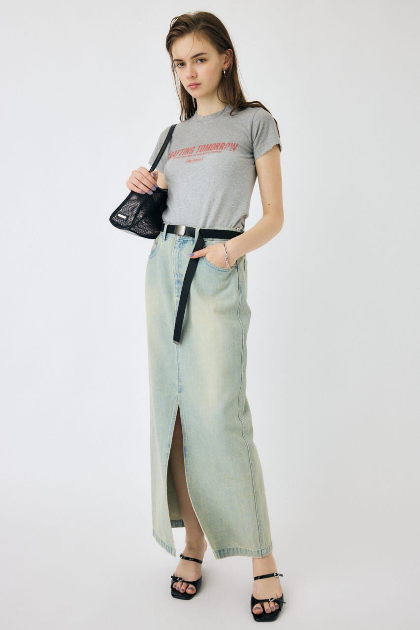 MOUSSY「FADED ロゴ TEE」|Tシャツ・カットソー|