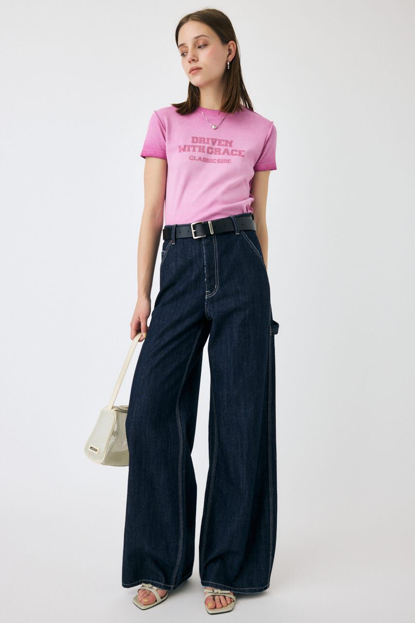 MOUSSY「BLURRED LOGO TEE」|Tシャツ・カットソー|