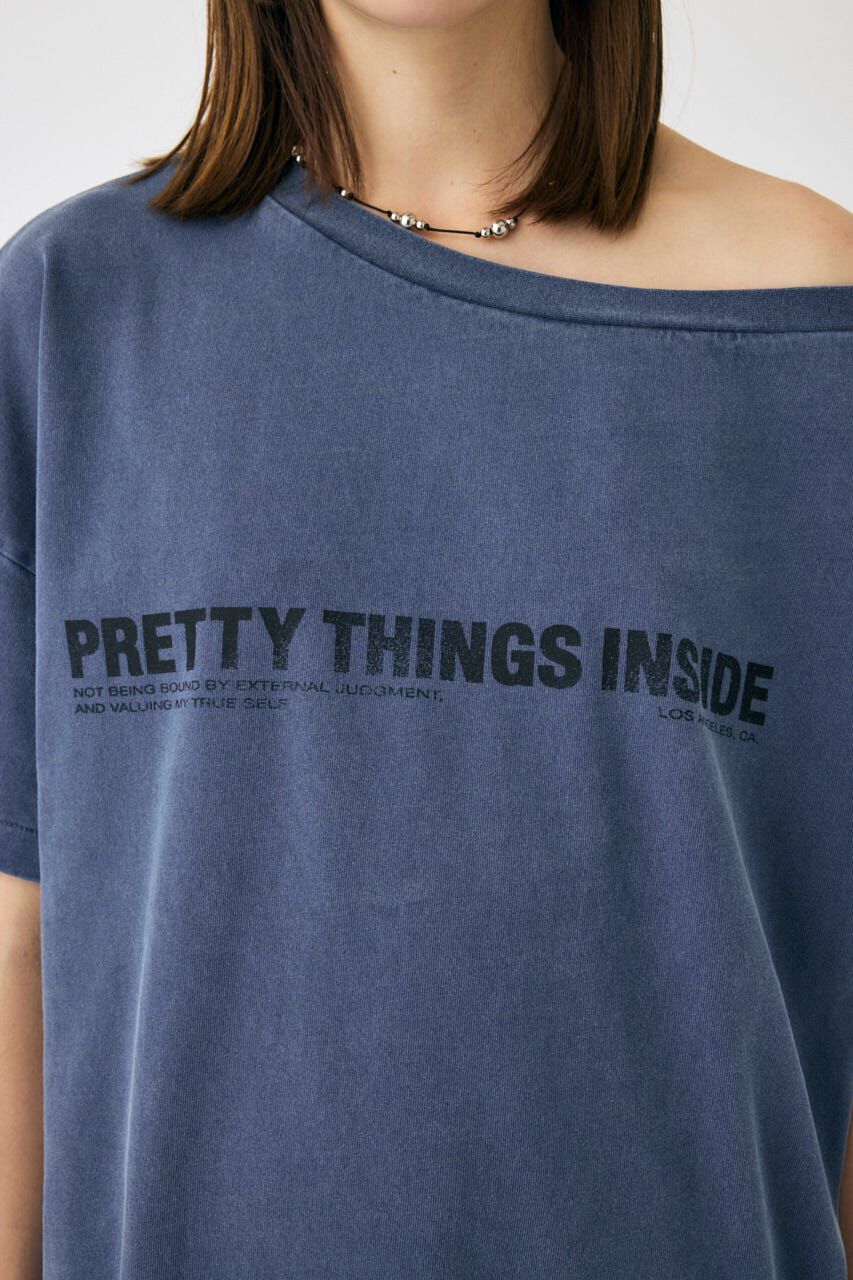 MOUSSY「ONE SHOULDER TEE」|Tシャツ・カットソー|