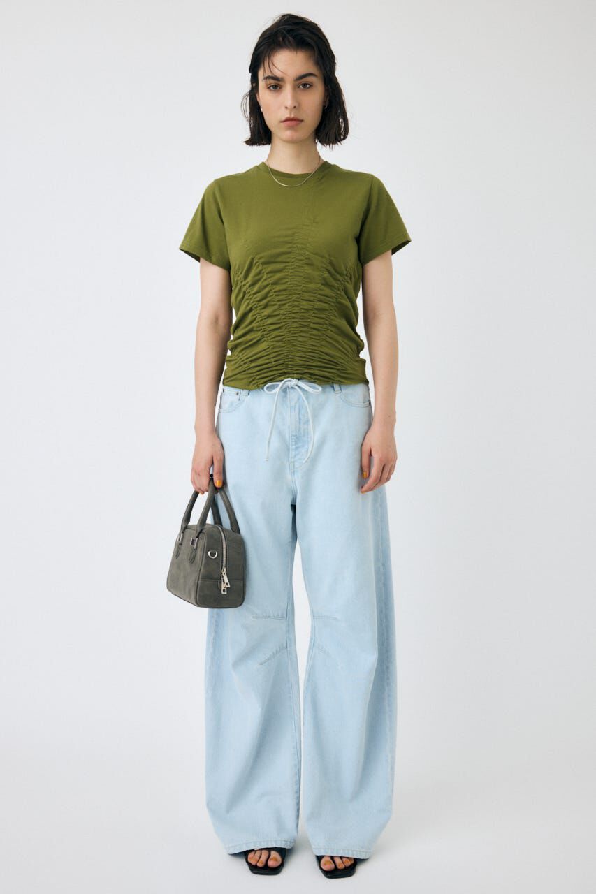 MOUSSY「GATHER CUT トップス」|Tシャツ・カットソー|