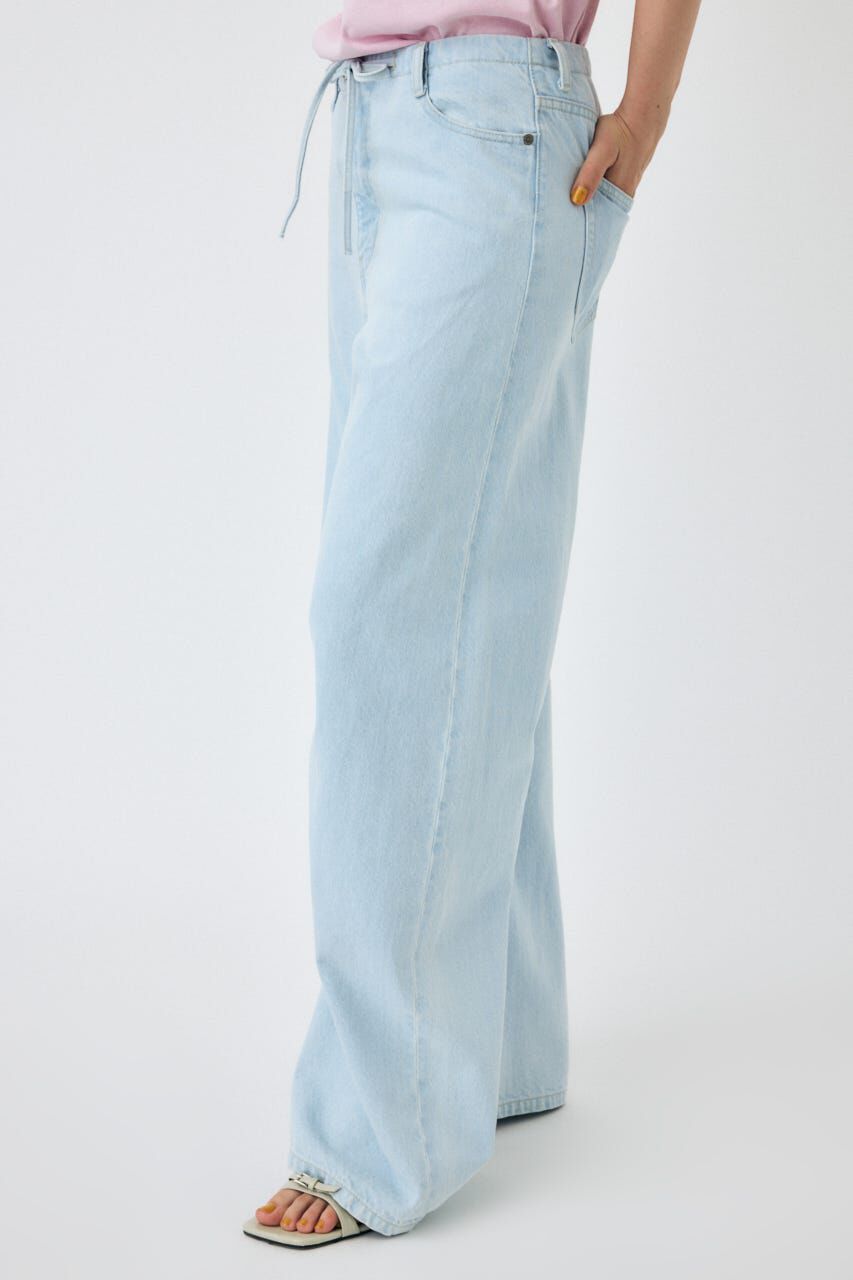 MOUSSY「EASY WAIST LIGHT ストレートデニム」|デニム|