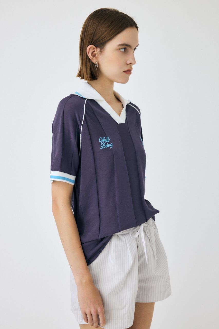 MOUSSY「H/S KNIT GAME シャツ」|ニット・セーター|