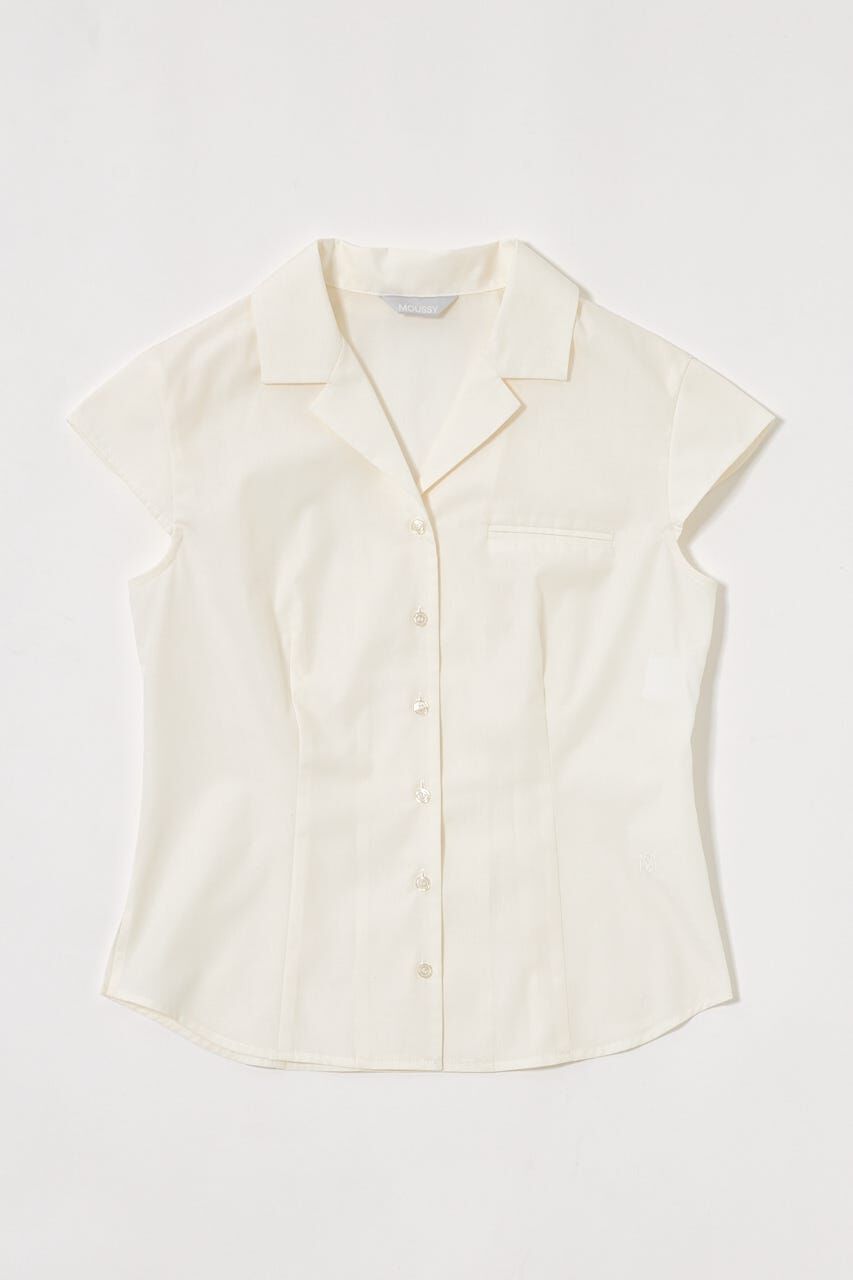 MOUSSY「MICRO SLEEVE SHIRT ブラウス」|シャツ・ブラウス|