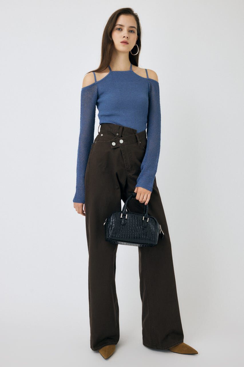 MOUSSY「F/CROCO MINI ボストン バッグ」|その他|