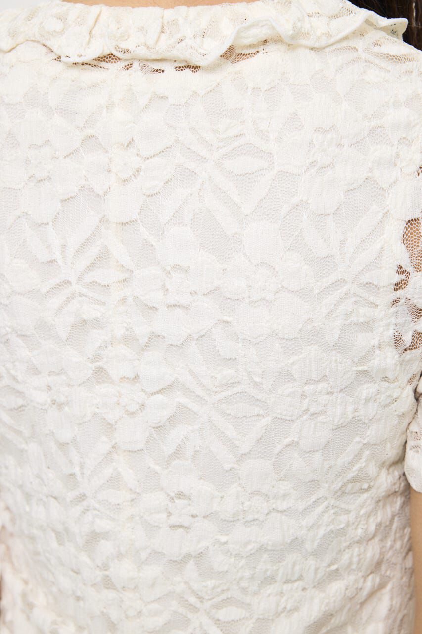 MOUSSY「CUT LACE ASYMMETRY ドレス」|ワンピース|