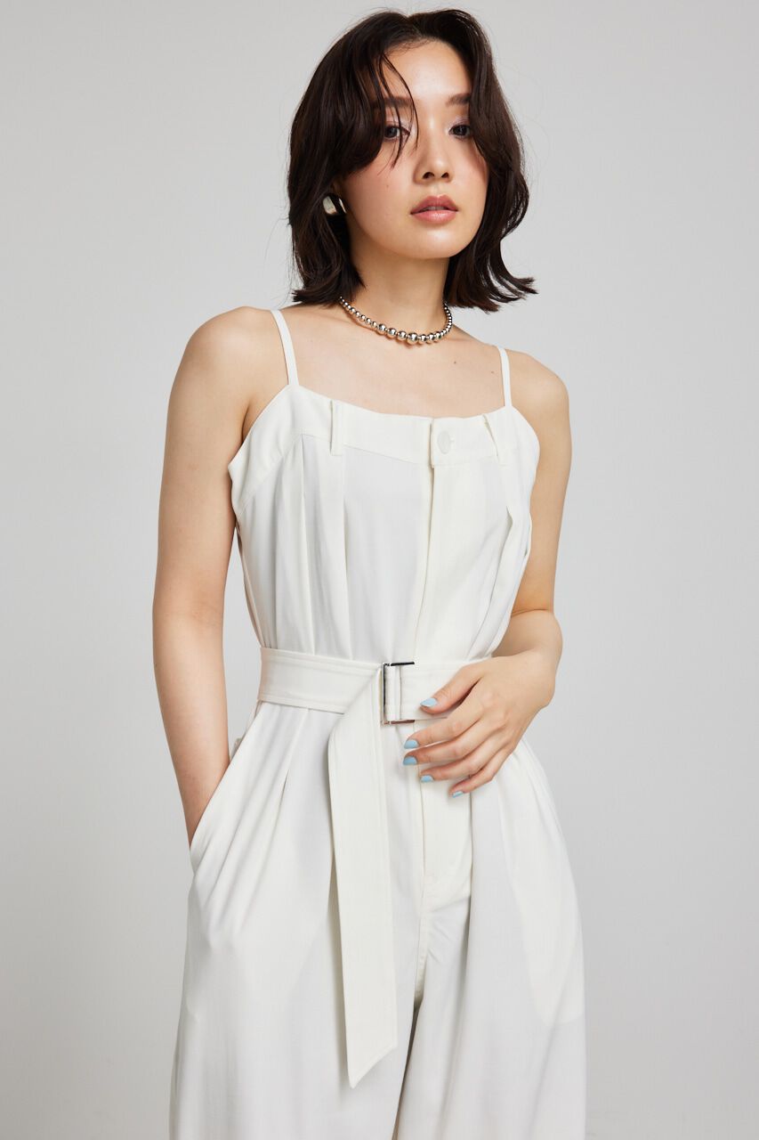 rienda「タックベアストレートロンパース」|その他|