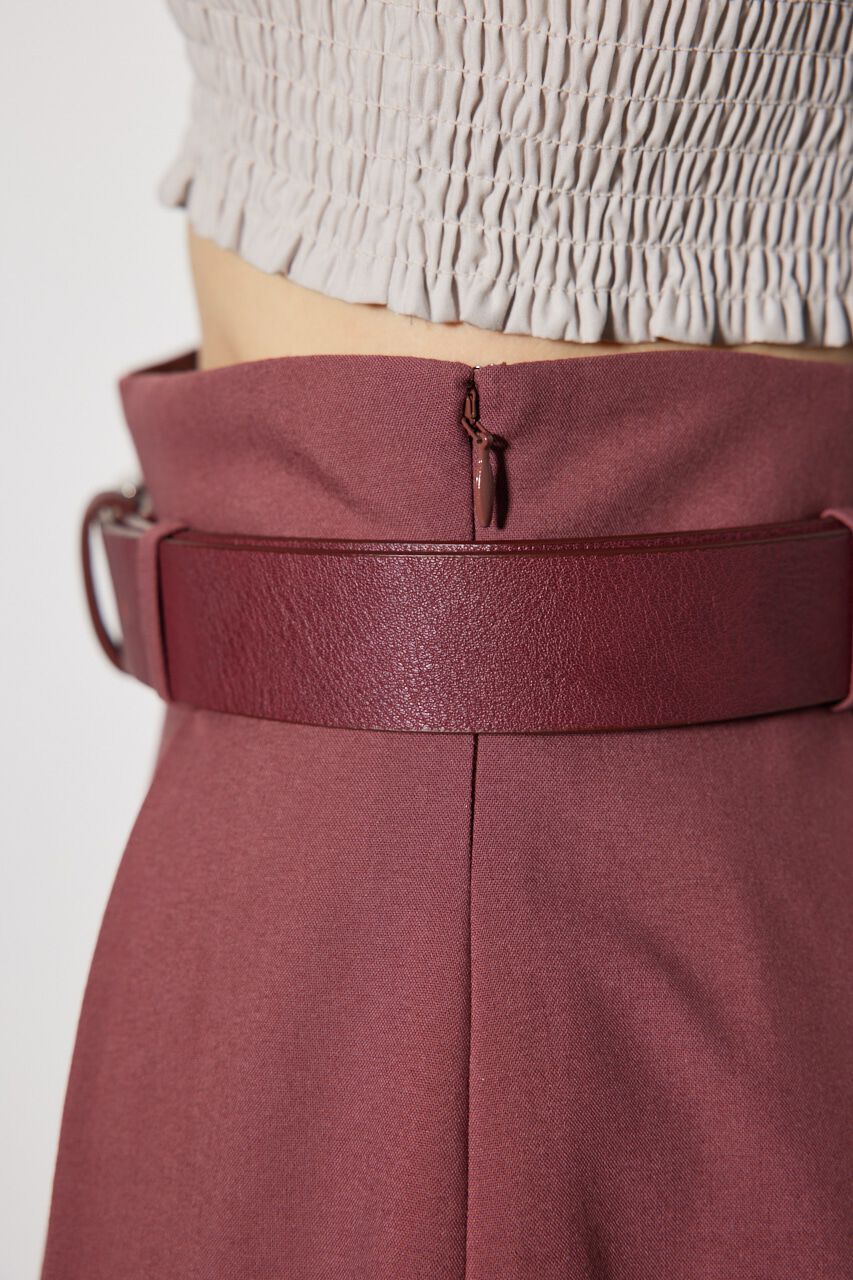 rienda「タックプリーツベルト付きスコショートパンツ」|その他|