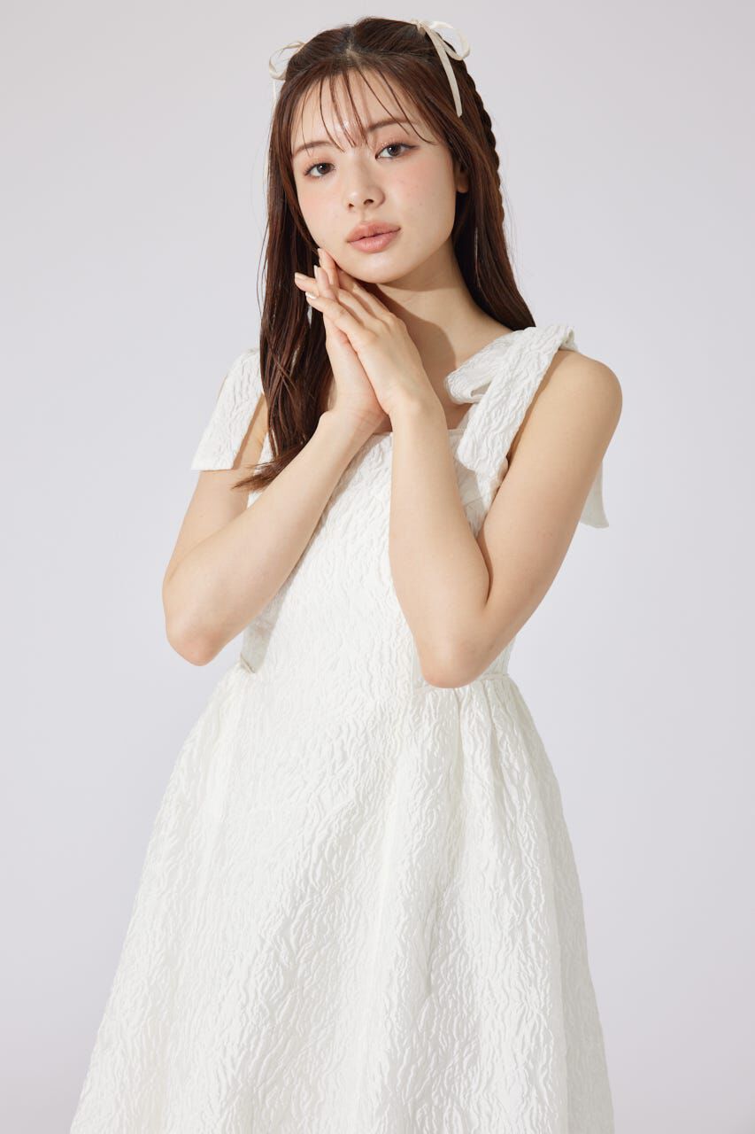 rienda「ショルダーリボンワンピース」|ワンピース|