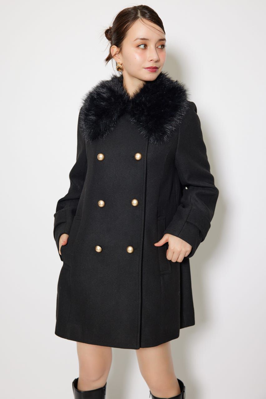 rienda「Aラインステンカラーコート」|その他|