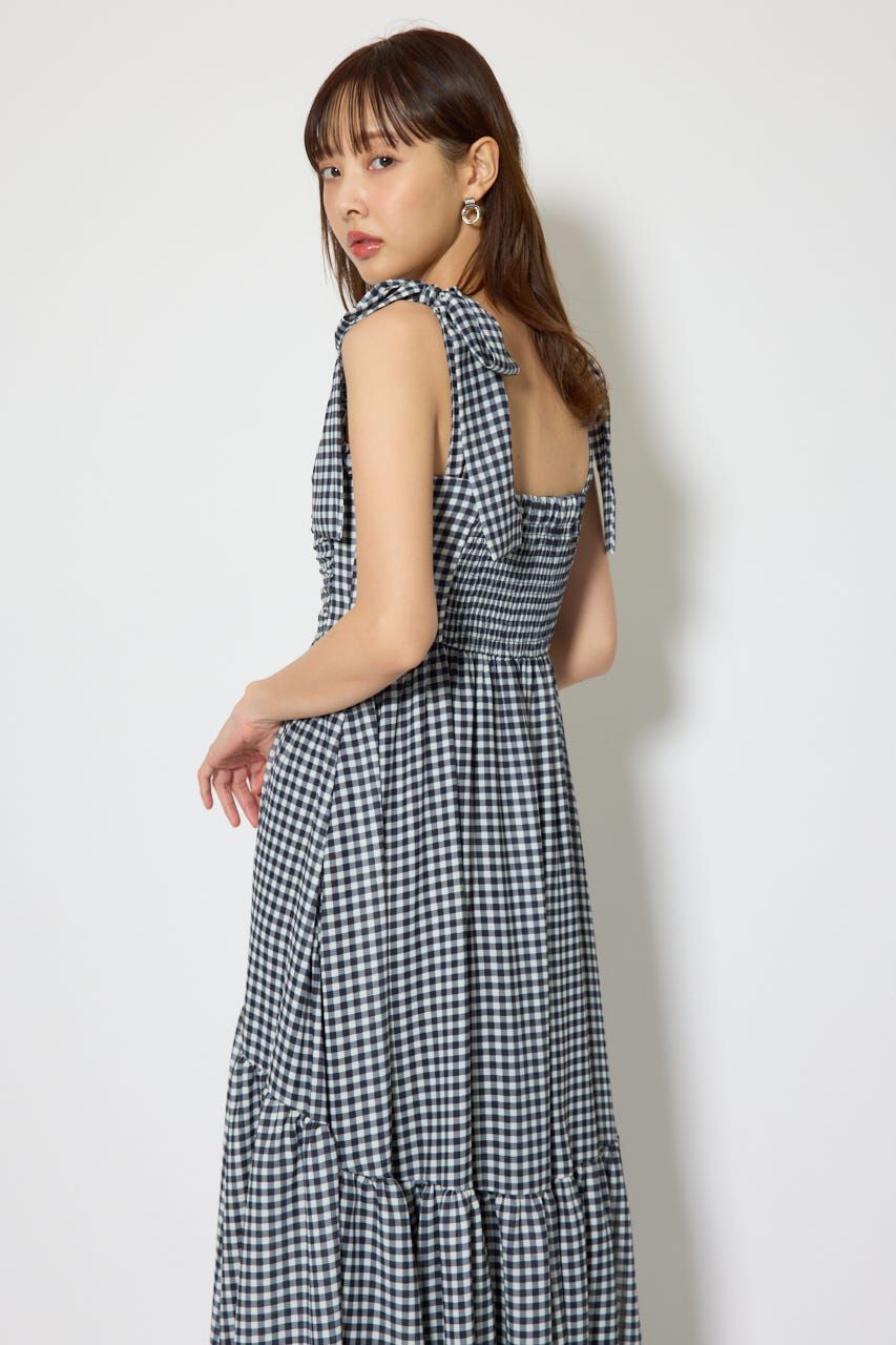 rienda「リボンディティールティアードキャミワンピース」|ワンピース|