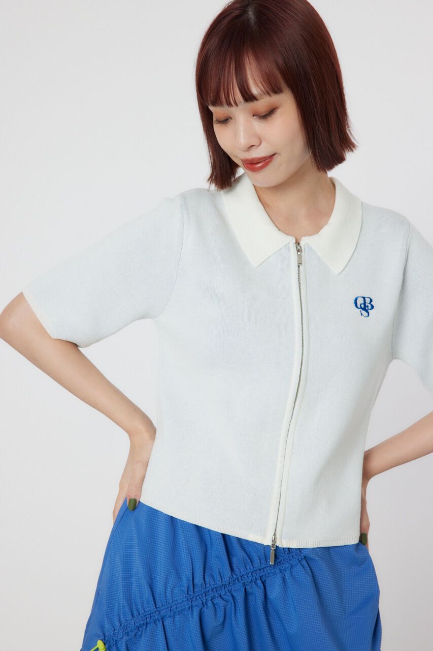 RODEO CROWNS「DSB ZIP KNIT トップス」|ニット・セーター|