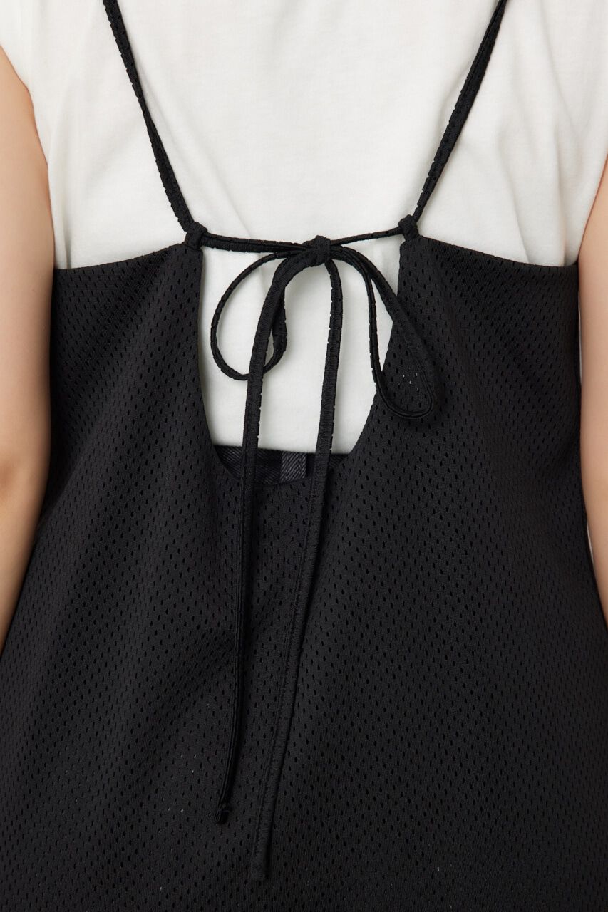 RODEO CROWNS「メッシュ切り替えラインキャミワンピース」|ワンピース|