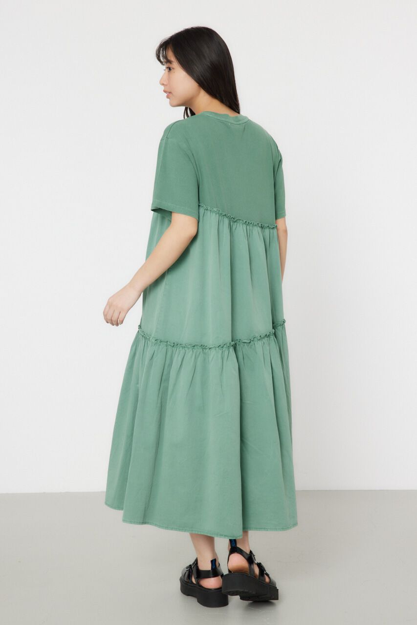 RODEO CROWNS「ピグメントギャザードッキングワンピース」|ワンピース|