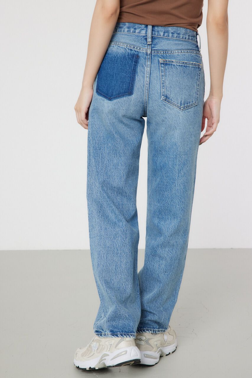 RODEO CROWNS「ポケットポーチストレートデニム」|デニム|