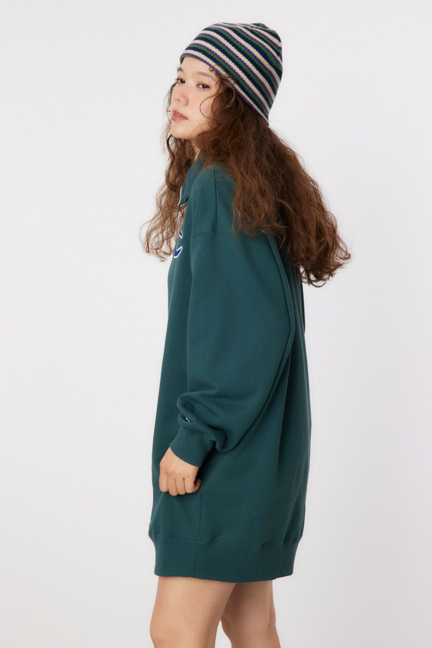 RODEO CROWNS「Champion ハーフジップスウェットワンピース」|ワンピース|