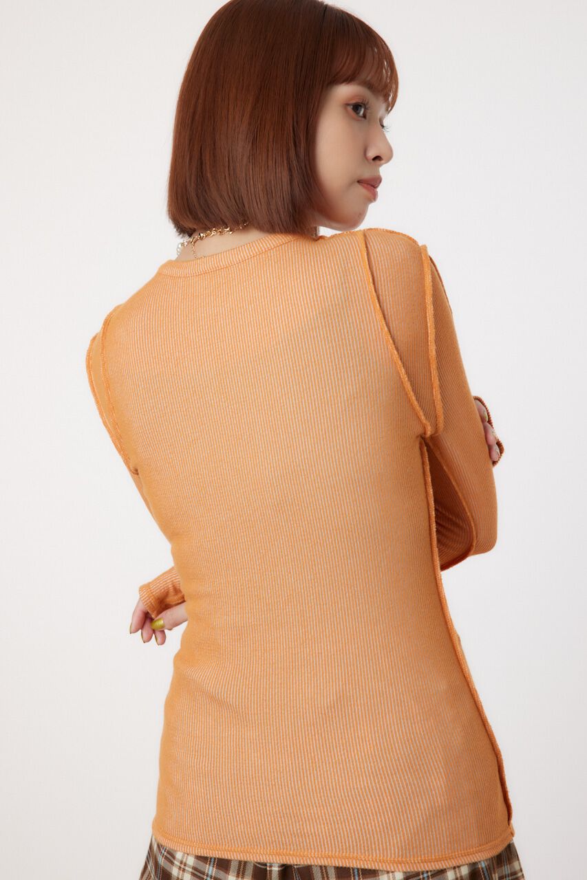 RODEO CROWNS「STITCH SLIM リブトップス」|Tシャツ・カットソー|