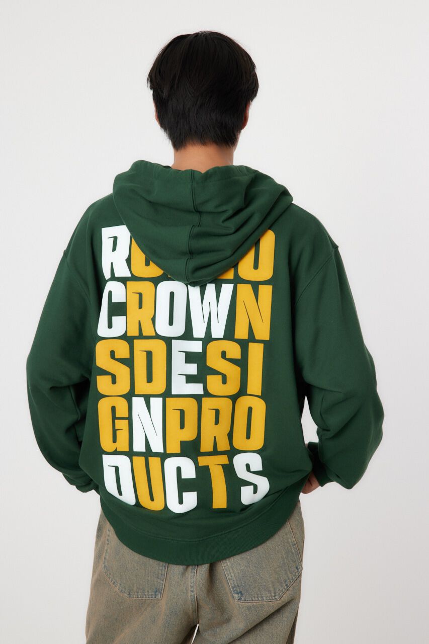 RODEO CROWNS「フロッキーバックロゴパーカー」|パーカー|