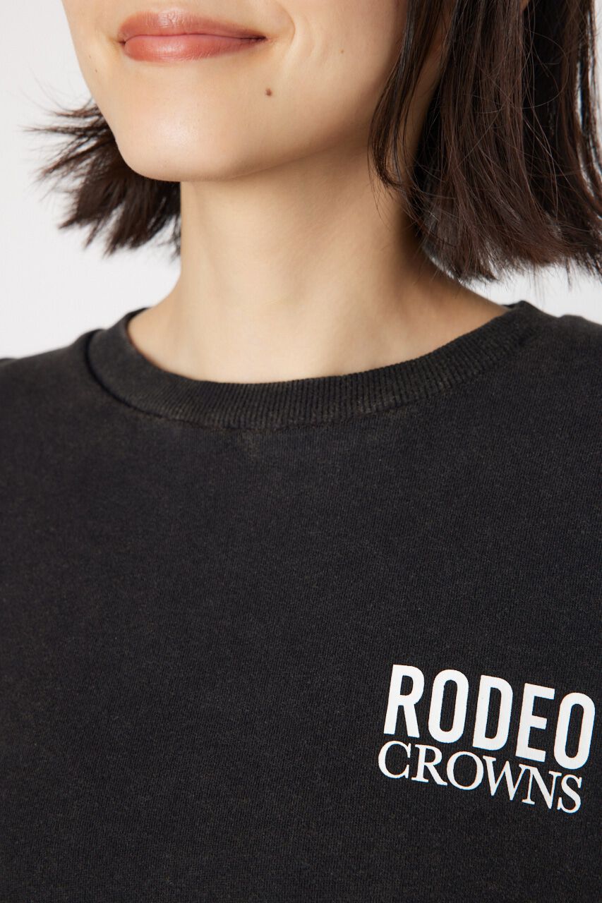 RODEO CROWNS「ダメージCROWNアップリケスウェット」|パーカー|