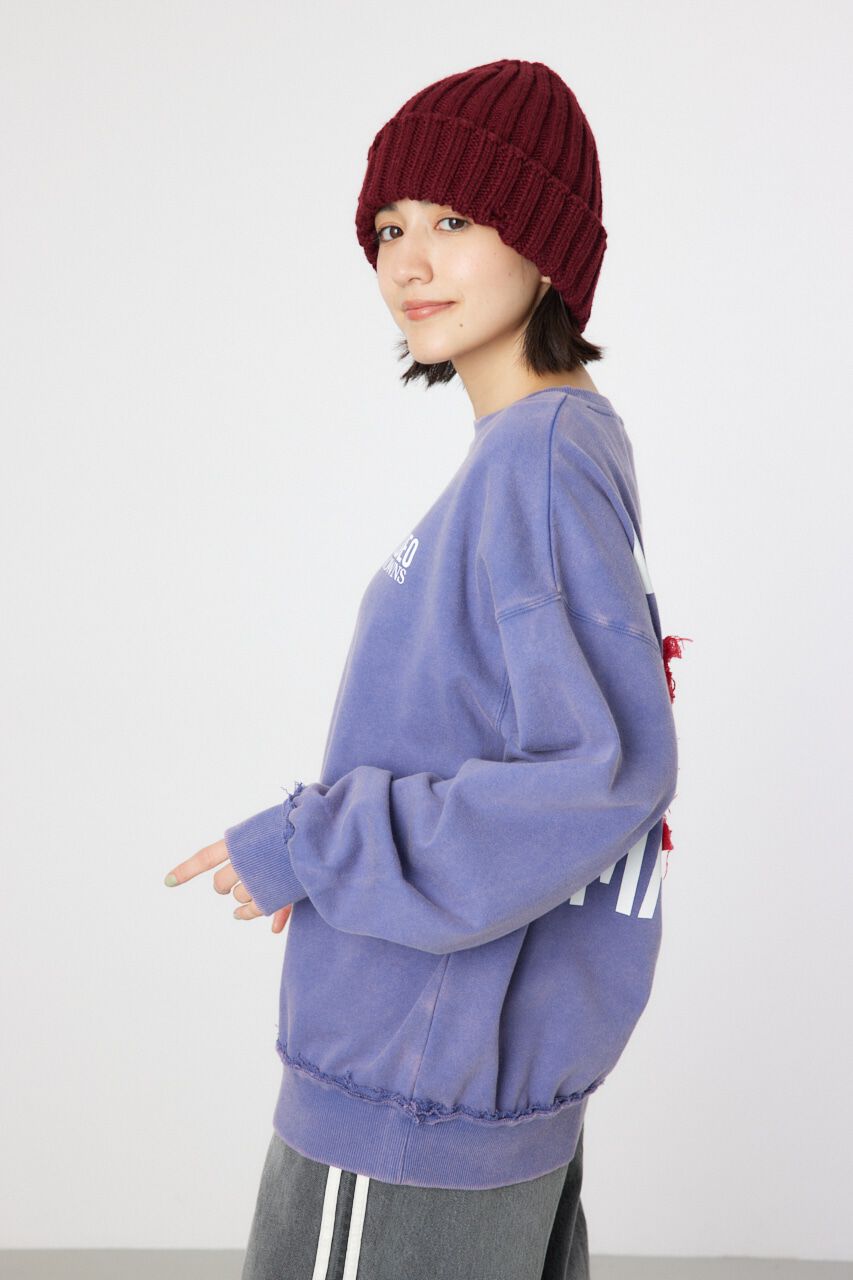 RODEO CROWNS「ダメージCROWNアップリケスウェット」|パーカー|