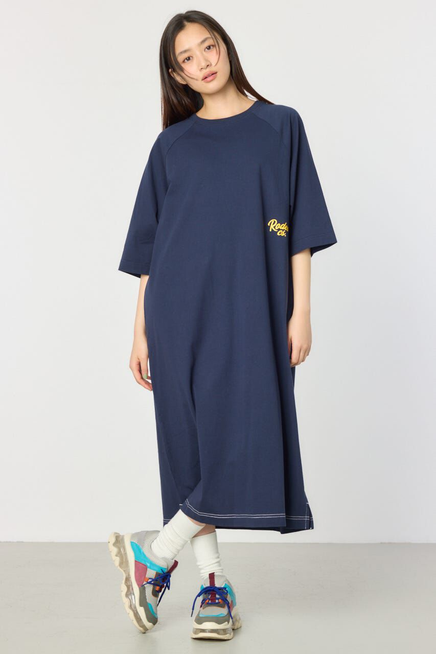 RODEO CROWNS「ラグランカラーステッチワンピース」|ワンピース|