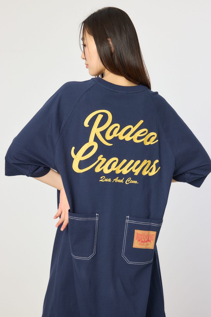 RODEO CROWNS「ラグランカラーステッチワンピース」|ワンピース|