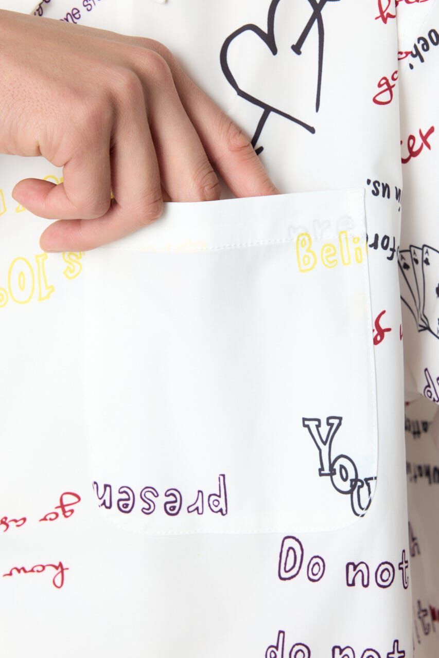 RODEO CROWNS「オールオーバーパターンシャツ」|シャツ・ブラウス|