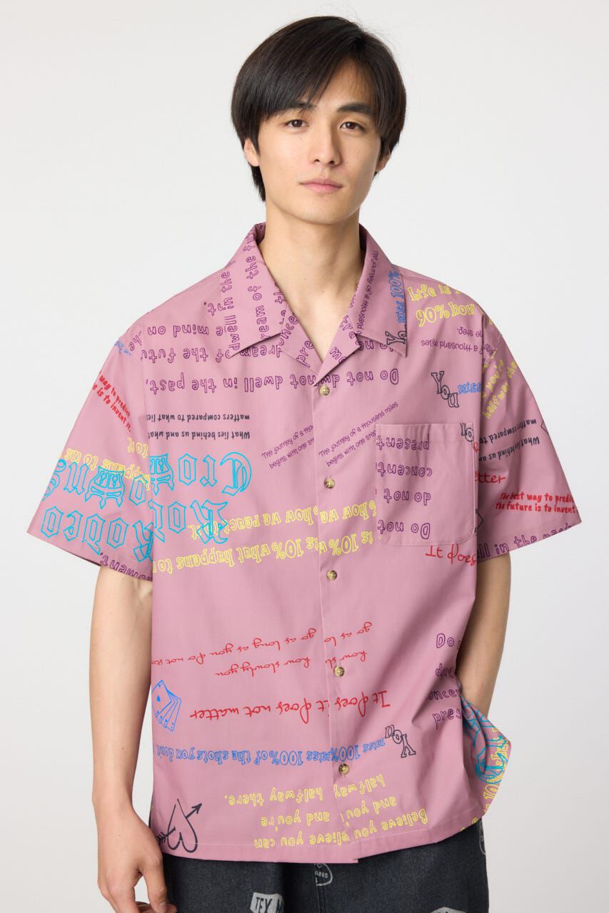 RODEO CROWNS「オールオーバーパターンシャツ」|シャツ・ブラウス|D/PNK3