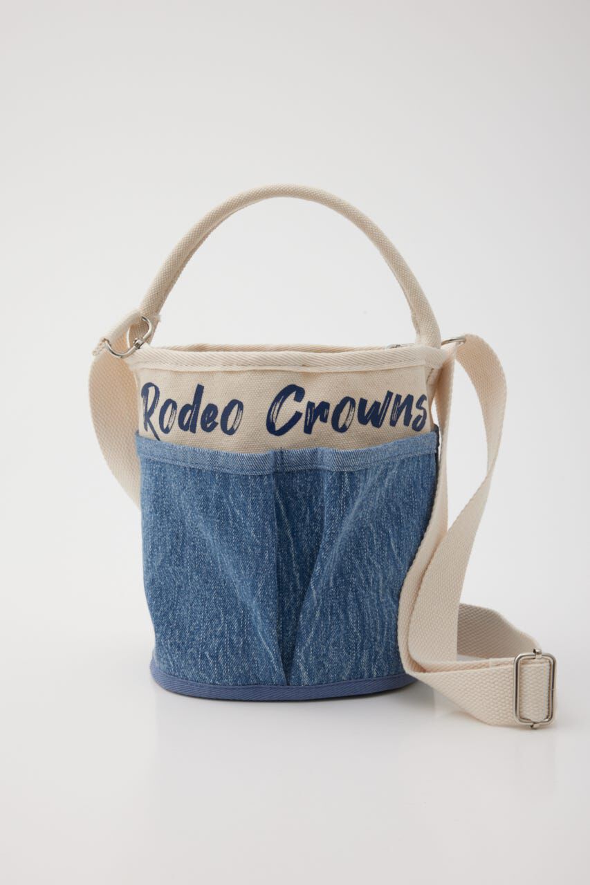 RODEO CROWNS「バケツポケットミニトートバッグ」|その他|柄BLU5