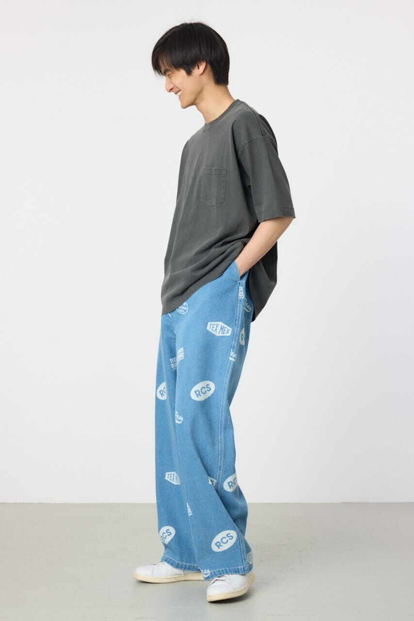 RODEO CROWNS「スタンプデニムパンツ」|デニム|