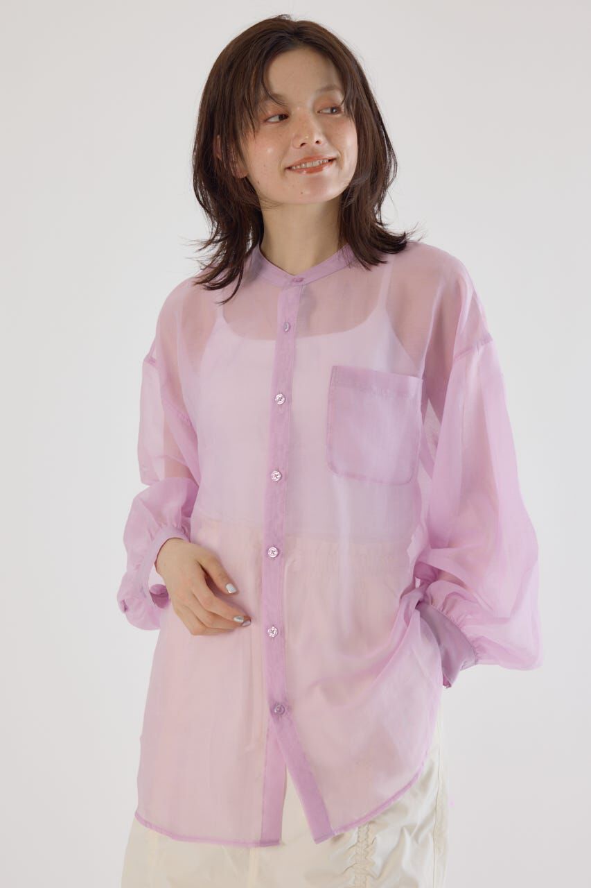 RODEO CROWNS「シアールーズシャツ」|シャツ・ブラウス|L/PUR1