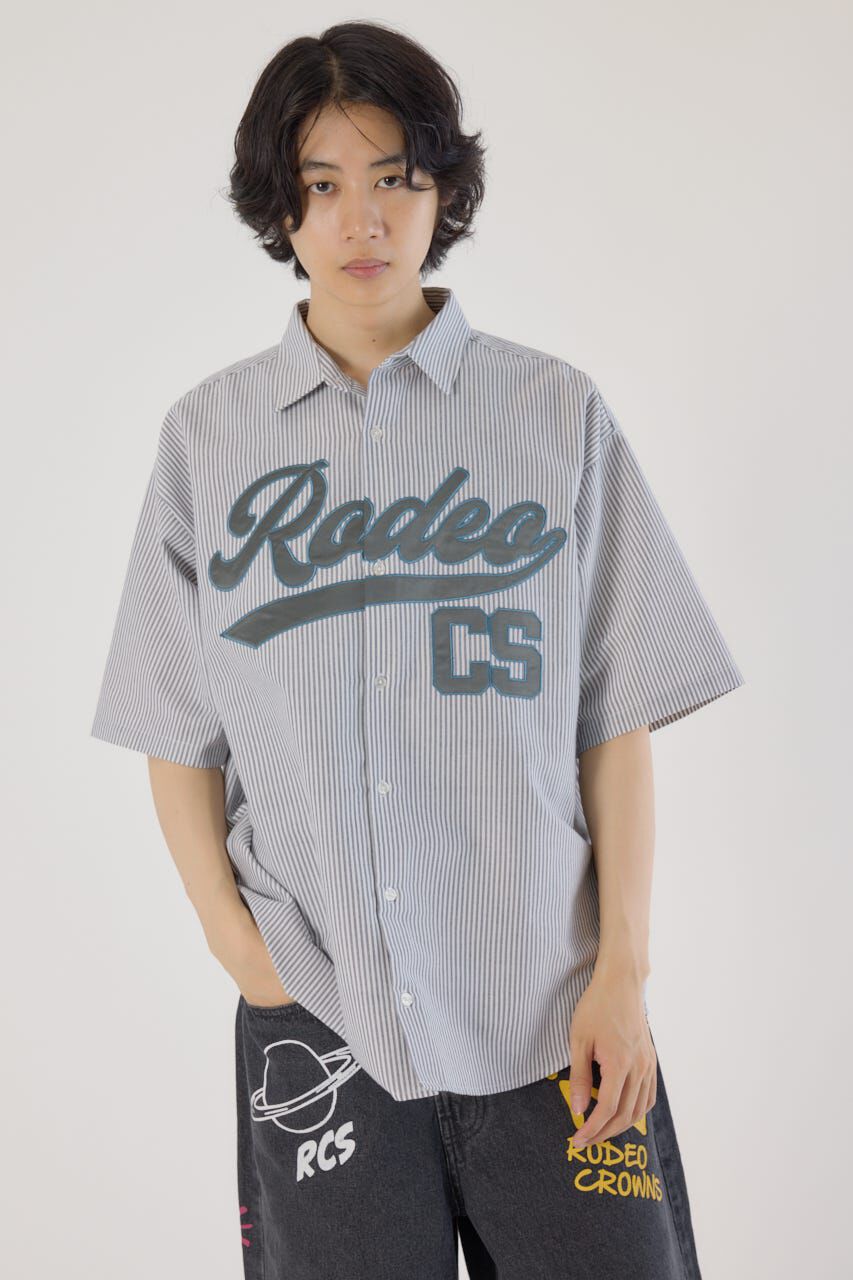 RODEO CROWNS「アップリケカレッジシャツ」|シャツ・ブラウス|