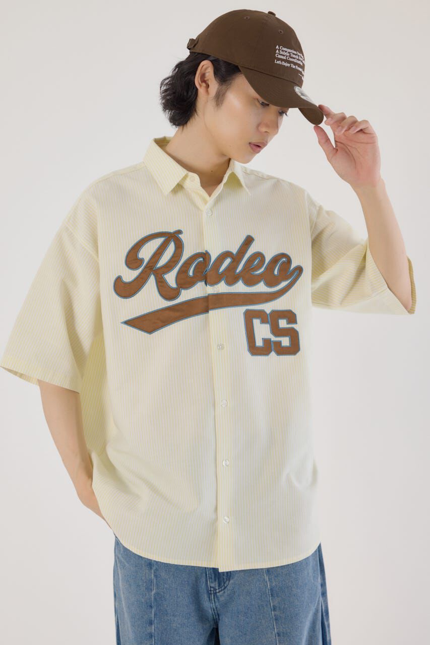 RODEO CROWNS「アップリケカレッジシャツ」|シャツ・ブラウス|