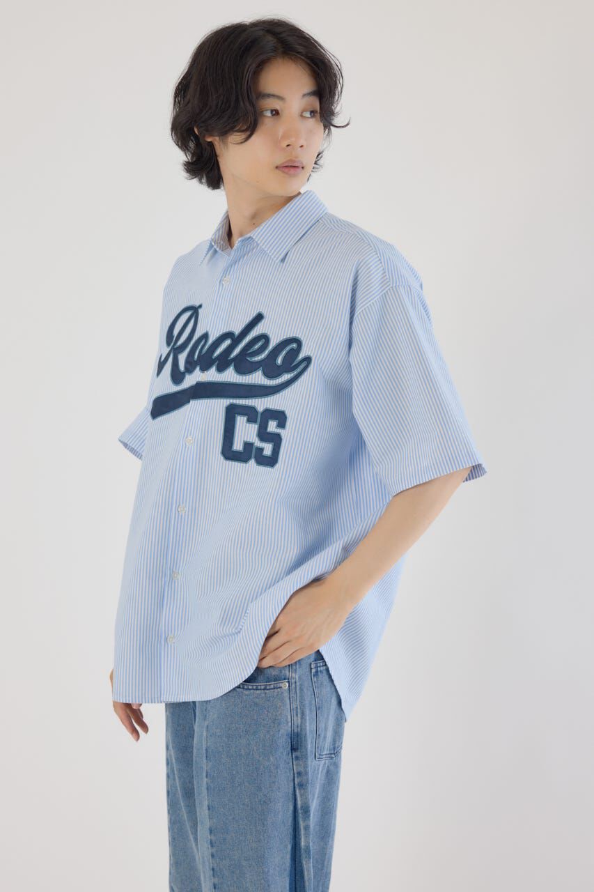 RODEO CROWNS「アップリケカレッジシャツ」|シャツ・ブラウス|