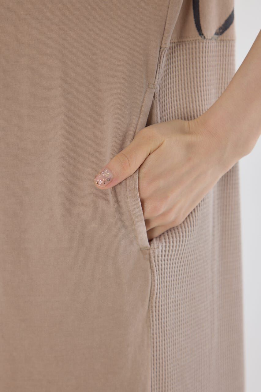 RODEO CROWNS「2way ワッフルコンビカットロングワンピース」|ワンピース|