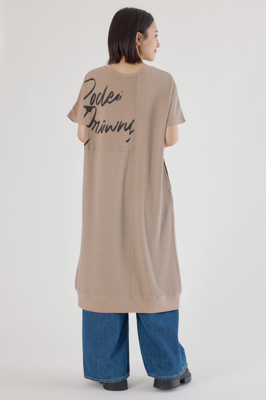 RODEO CROWNS「2way ワッフルコンビカットロングワンピース」|ワンピース|