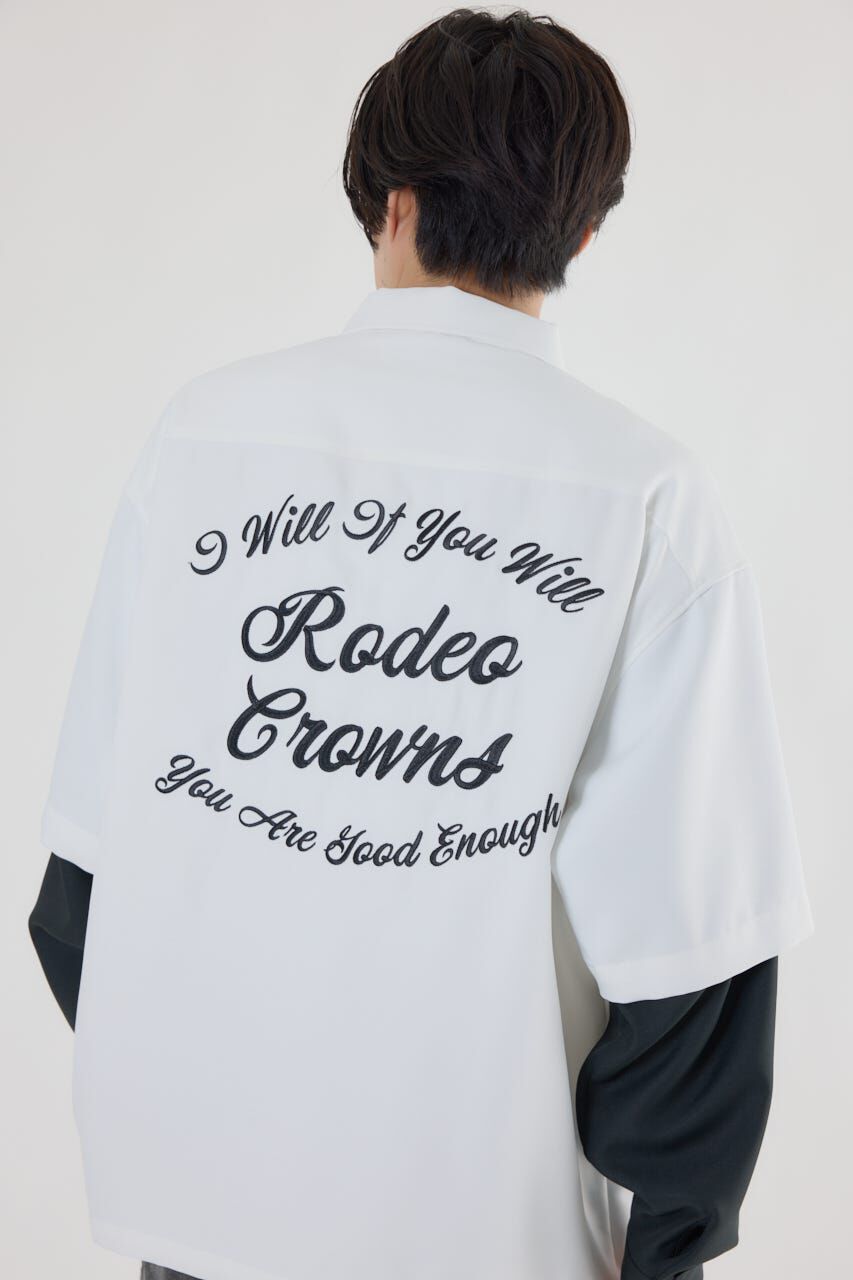 RODEO CROWNS「バックロゴレイヤードシャツ」|シャツ・ブラウス|
