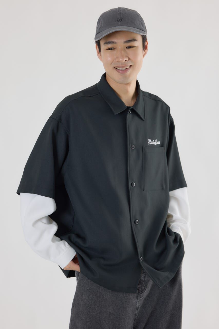 RODEO CROWNS「バックロゴレイヤードシャツ」|シャツ・ブラウス|