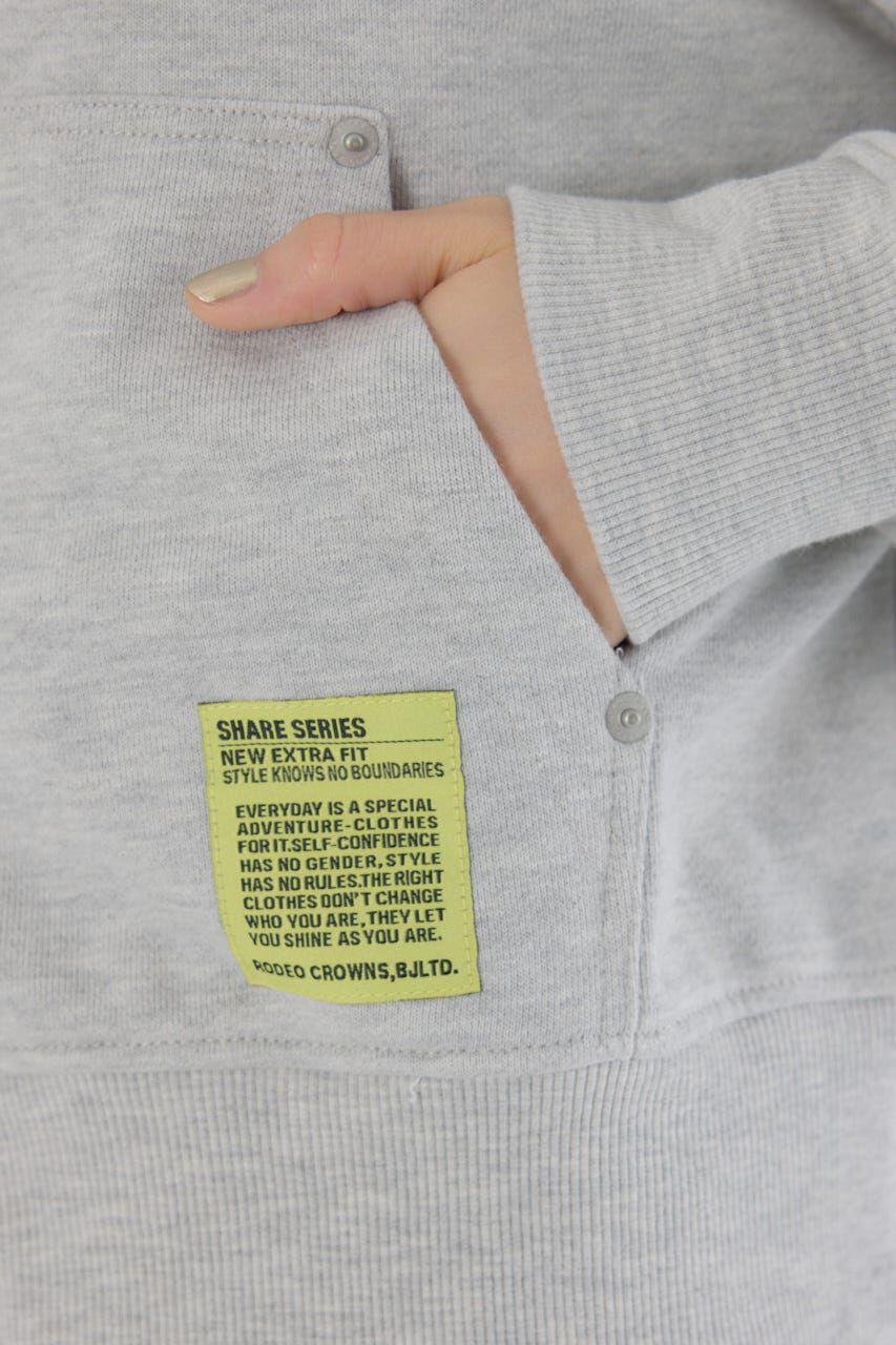 RODEO CROWNS「SHARE Wジップ パーカー」|パーカー|